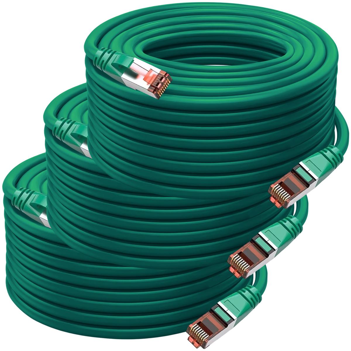 Foto 2 pulgar | Cables Ethernet Par Trenzado Mxhrn-003 Ventdepot 3 Piezas Verde