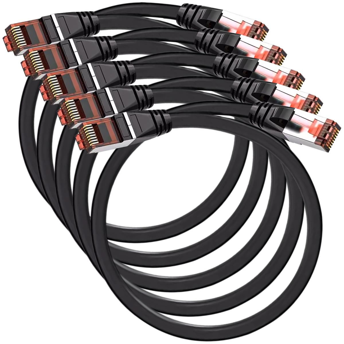 Foto 2 pulgar | Cable Ethernet Blindado Mxerb-005 Ventdepot 5 Piezas Negro