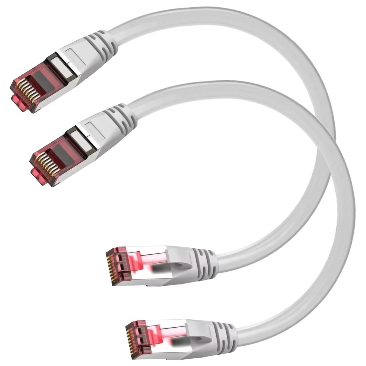 Cable Gigabit Ethernet Mxeeh-002 Ventdepot 2 Piezas Gris