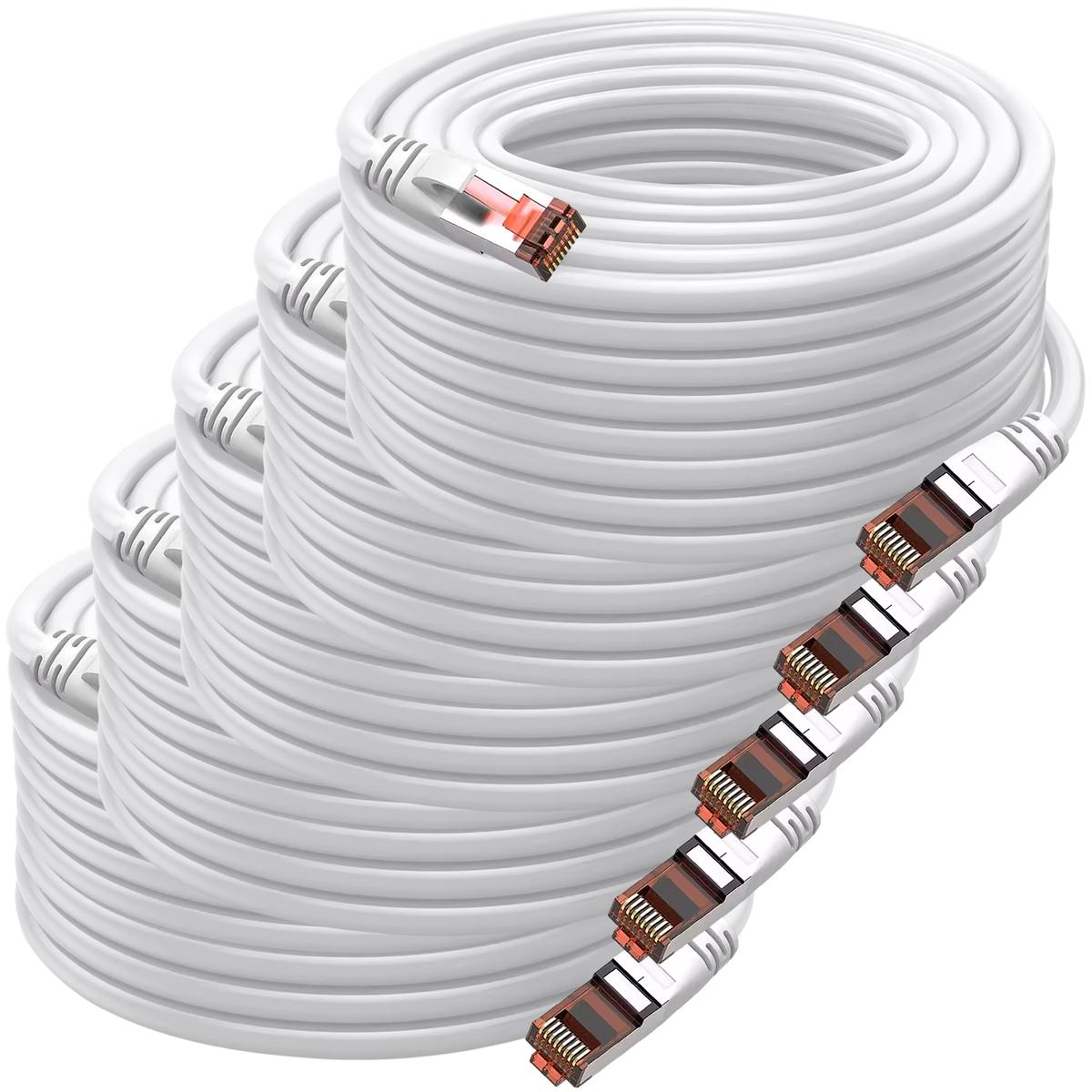 Foto 2 pulgar | Cables Red Uso Profesional Mxtiw-005 Ventdepot 5 Piezas Blanco