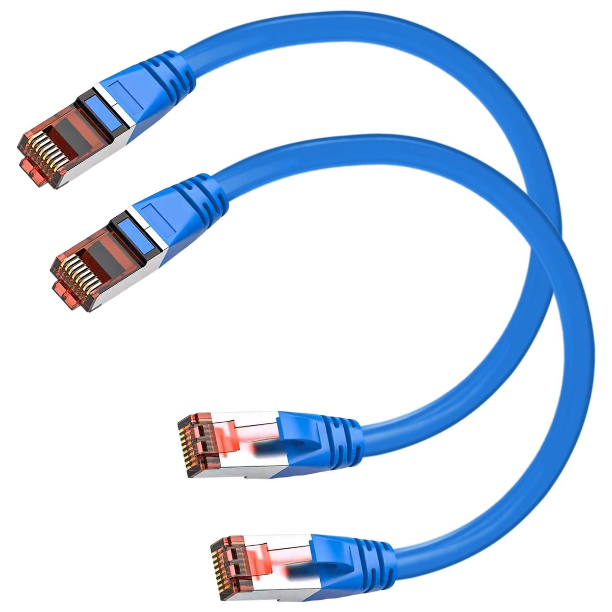 Foto 2 pulgar | Cable De Red Mxehu-002 Ventdepot 2 Piezas Azul