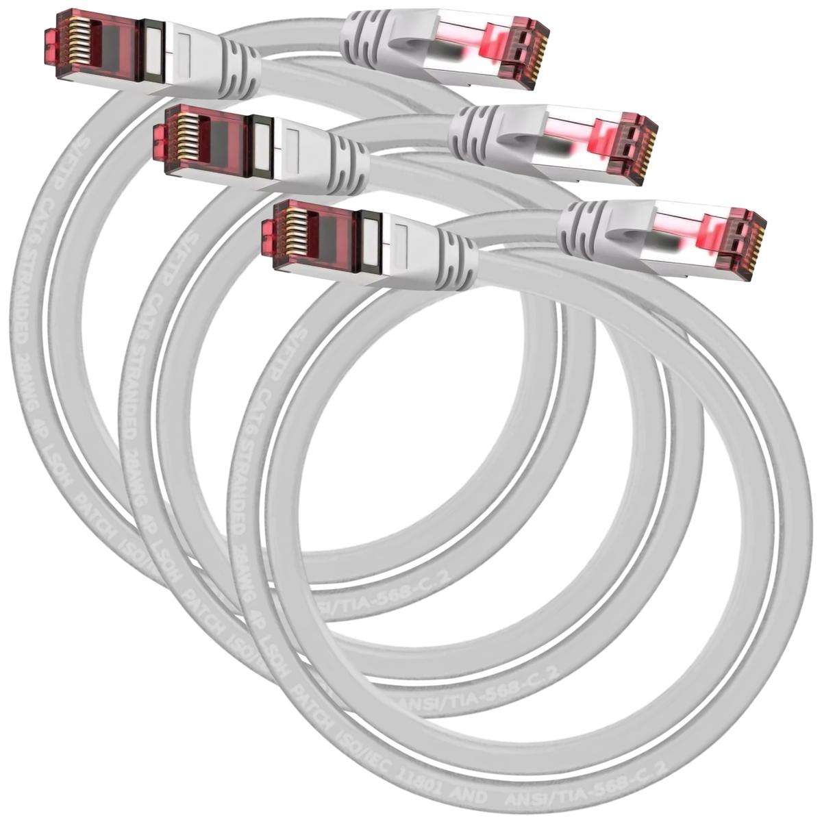 Cables Sftp Conexión Estable Mxepy-003 Ventdepot 3 Piezas Gris