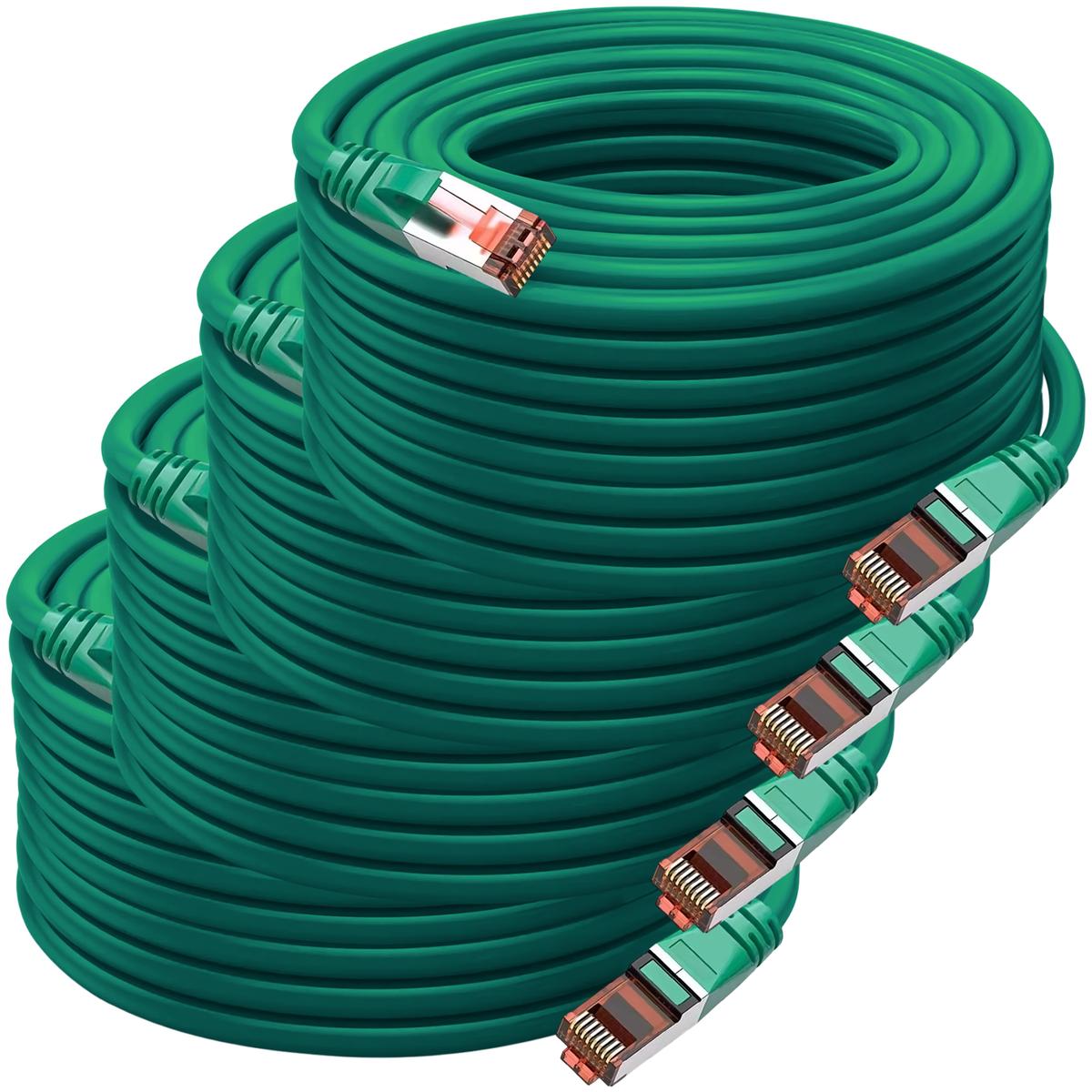 Foto 2 pulgar | Cable Ethernet Doble Blindaje Mxhrn-004 Ventdepot 4 Piezas Verde