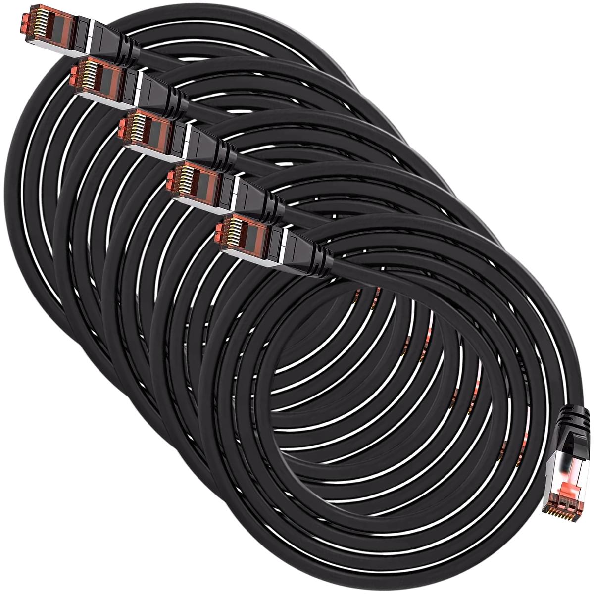 Cable De Red Calidad Superior Mxebp-005 Ventdepot 5 Piezas Negro