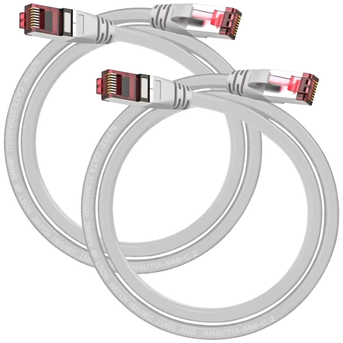 Cables Internet Resistentes Mxepy-002 Ventdepot 2 Piezas Gris
