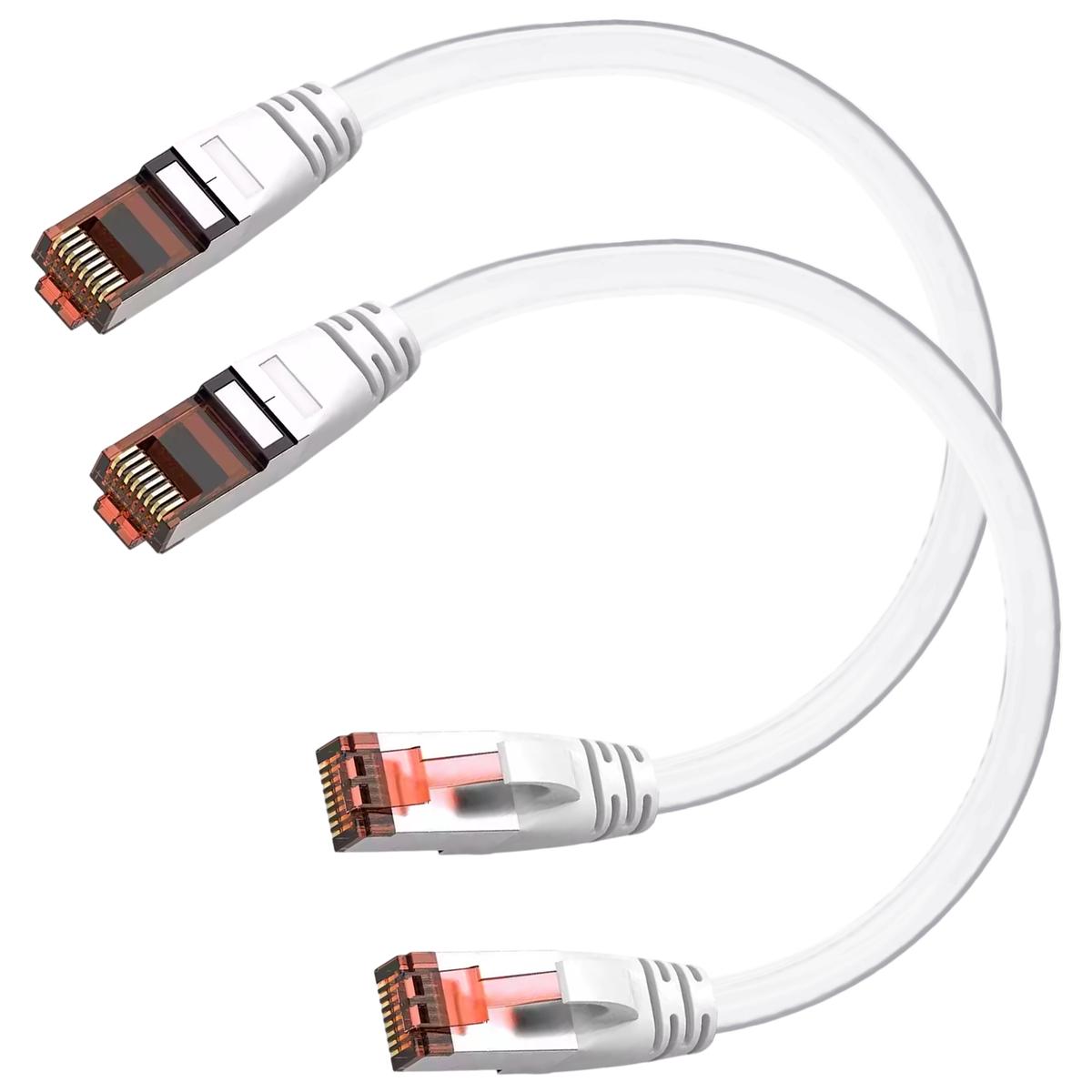 Cable Internet Resistente Mxehw-002 Ventdepot 2 Piezas Blanco