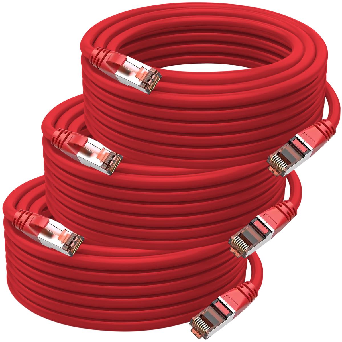 Foto 2 pulgar | Cable Cámara Ip Mxtdh-003 Ventdepot 3 Piezas Rojo