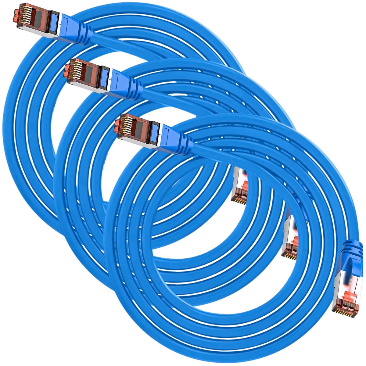Foto 2 pulgar | Cables Sftp Mxebu-003 Ventdepot 3 Piezas Azul