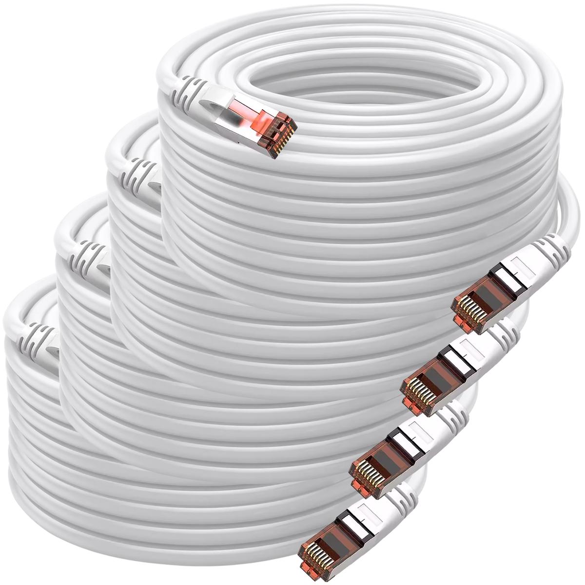 Foto 2 pulgar | Cables De Red Servidores Mxtiw-004 Ventdepot 4 Piezas Blanco