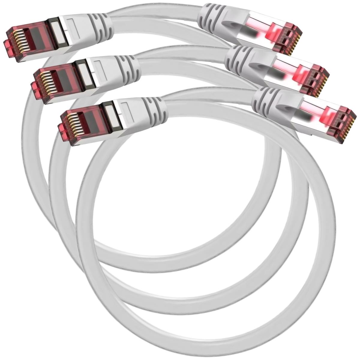 Foto 2 pulgar | Cables Red Cableado Estructurado Mxeey-003 Ventdepot 3 Piezas Gris