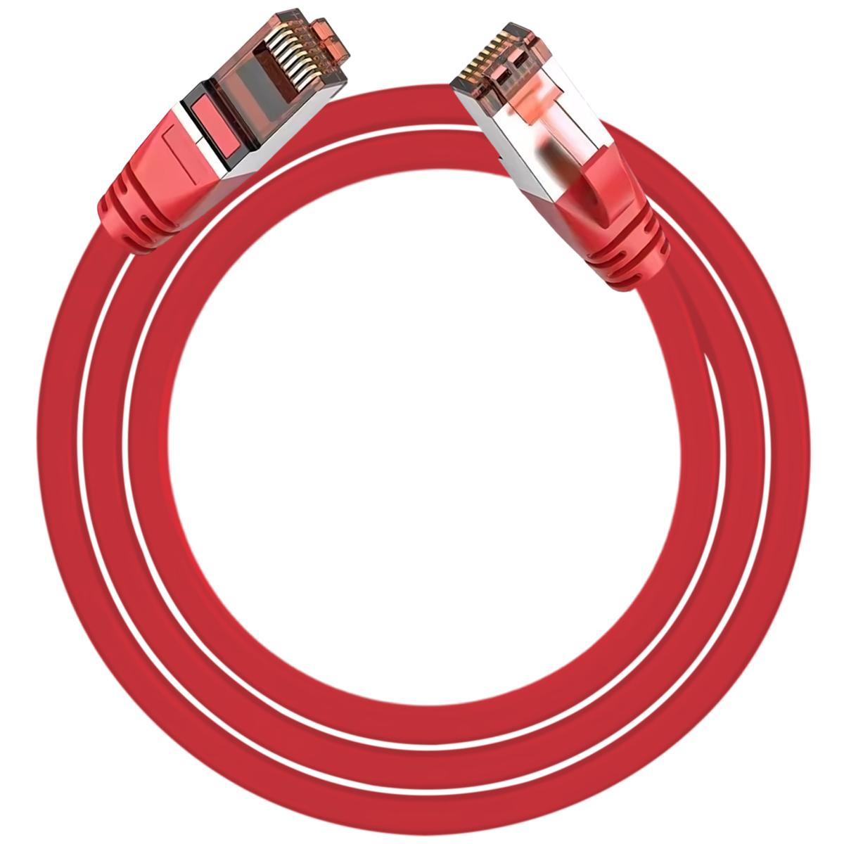 Foto 2 pulgar | Cables De Datos Blindados Mxedh-006 Ventdepot 10 Piezas Rojo
