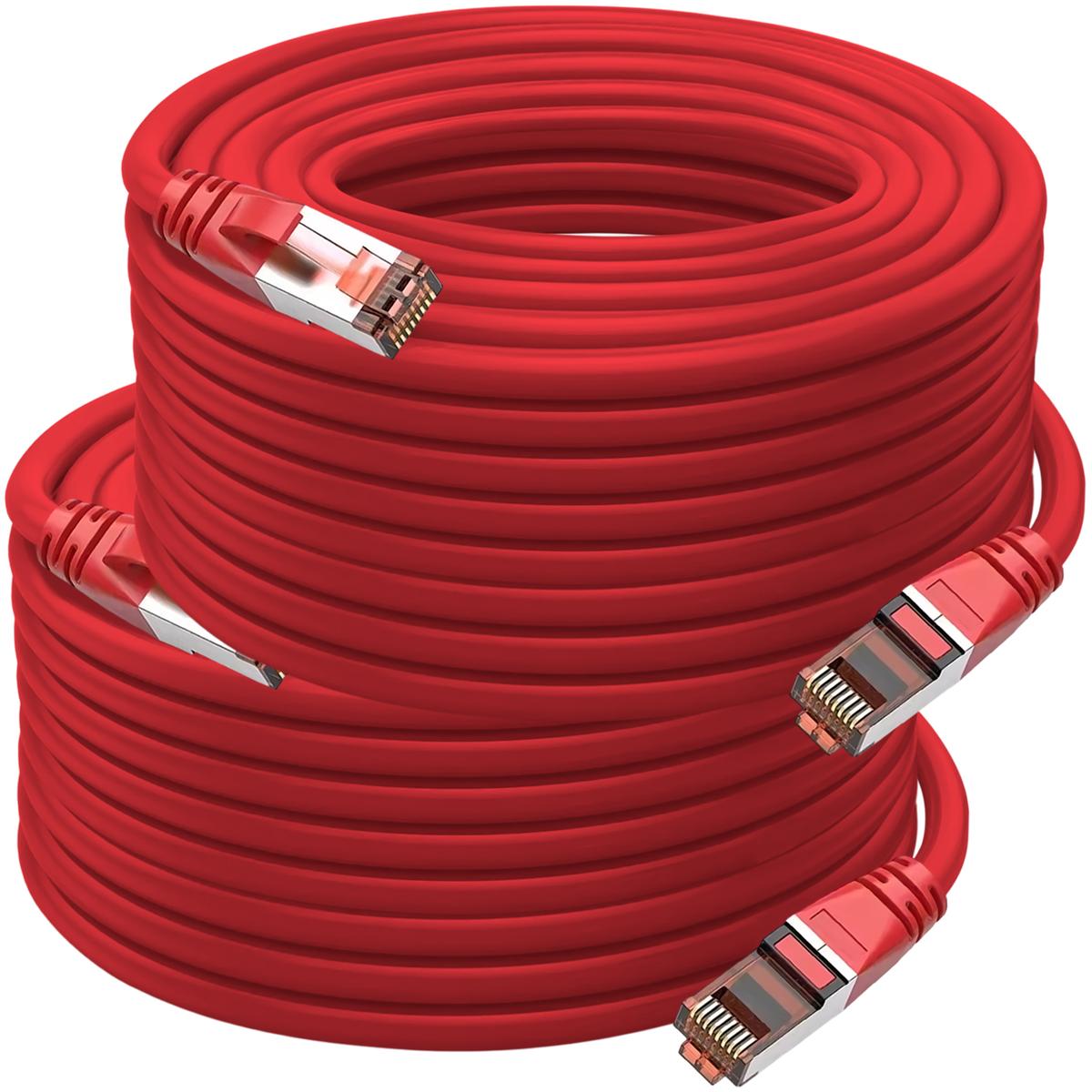 Foto 2 pulgar | Cable Red Lan Mxrht-002 Ventdepot 2 Piezas Rojo