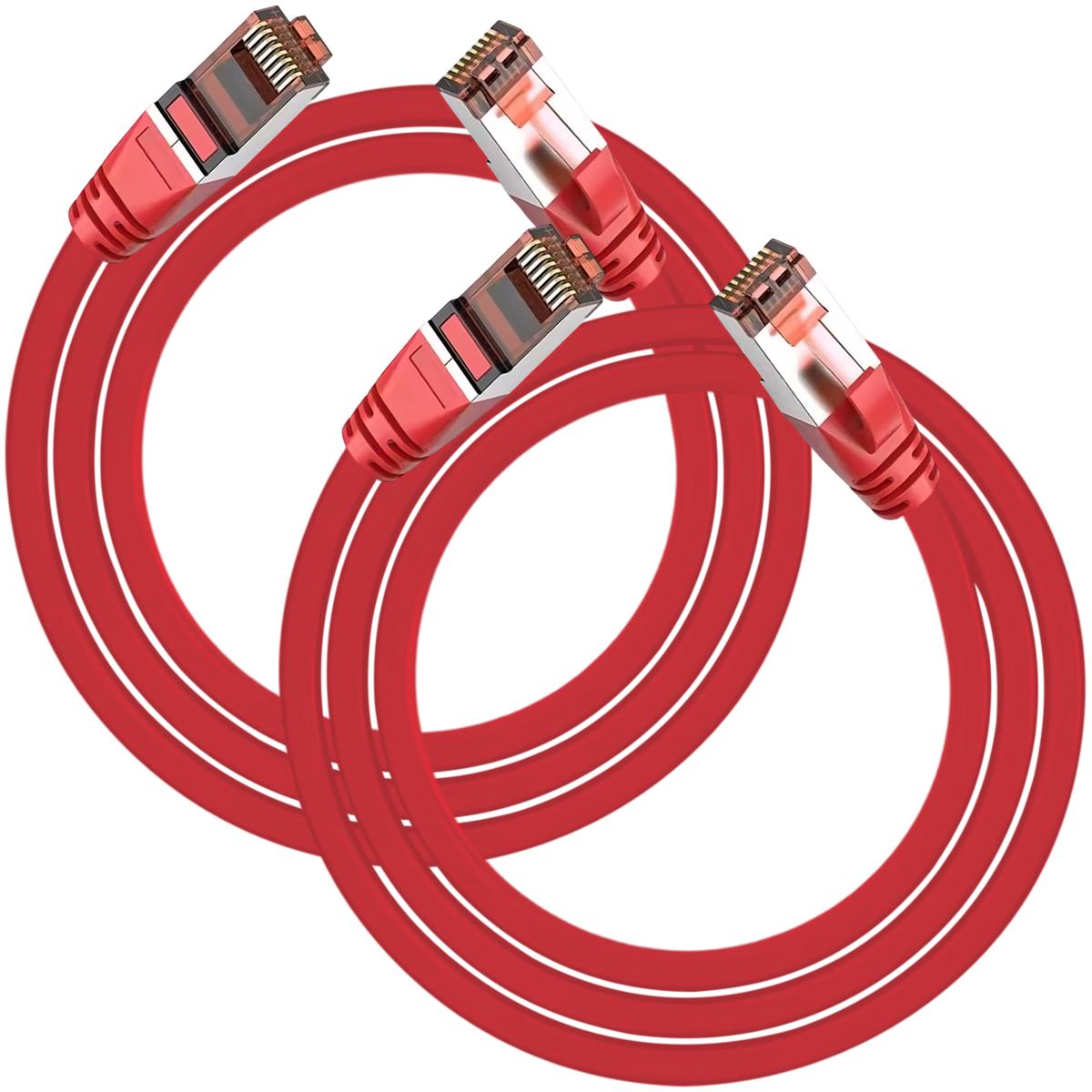 Foto 3 pulgar | Cable Para Redes Mxedh-002 Ventdepot 2 Piezas Rojo