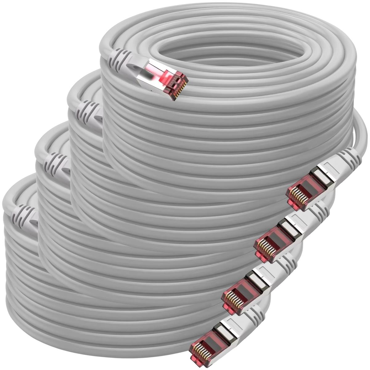 Foto 2 pulgar | Cables De Red Servidores Mxtgy-004 Ventdepot 4 Piezas Gris