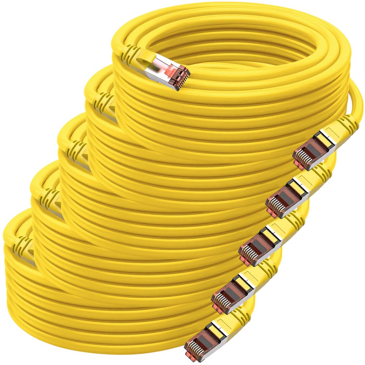 Foto 1 | Cables Red Cableado Estructurado Mxtyh-005 Ventdepot 5 Piezas Amarillo
