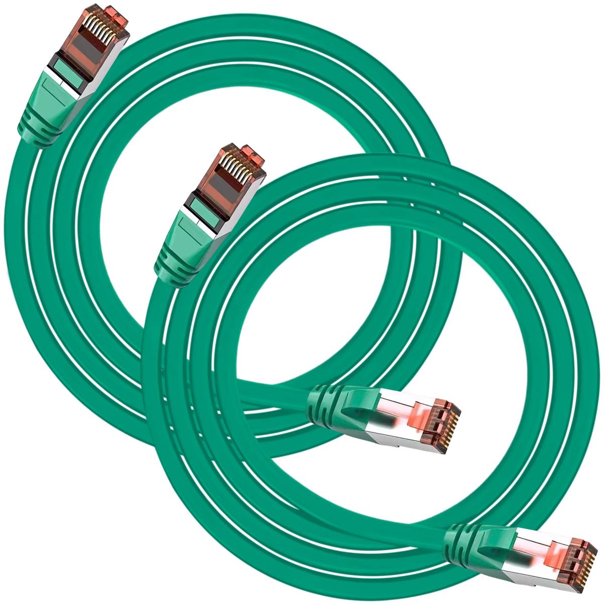 Foto 2 pulgar | Cables De Red Alta Capacidad Mxenp-002 Ventdepot 2 Piezas Verde