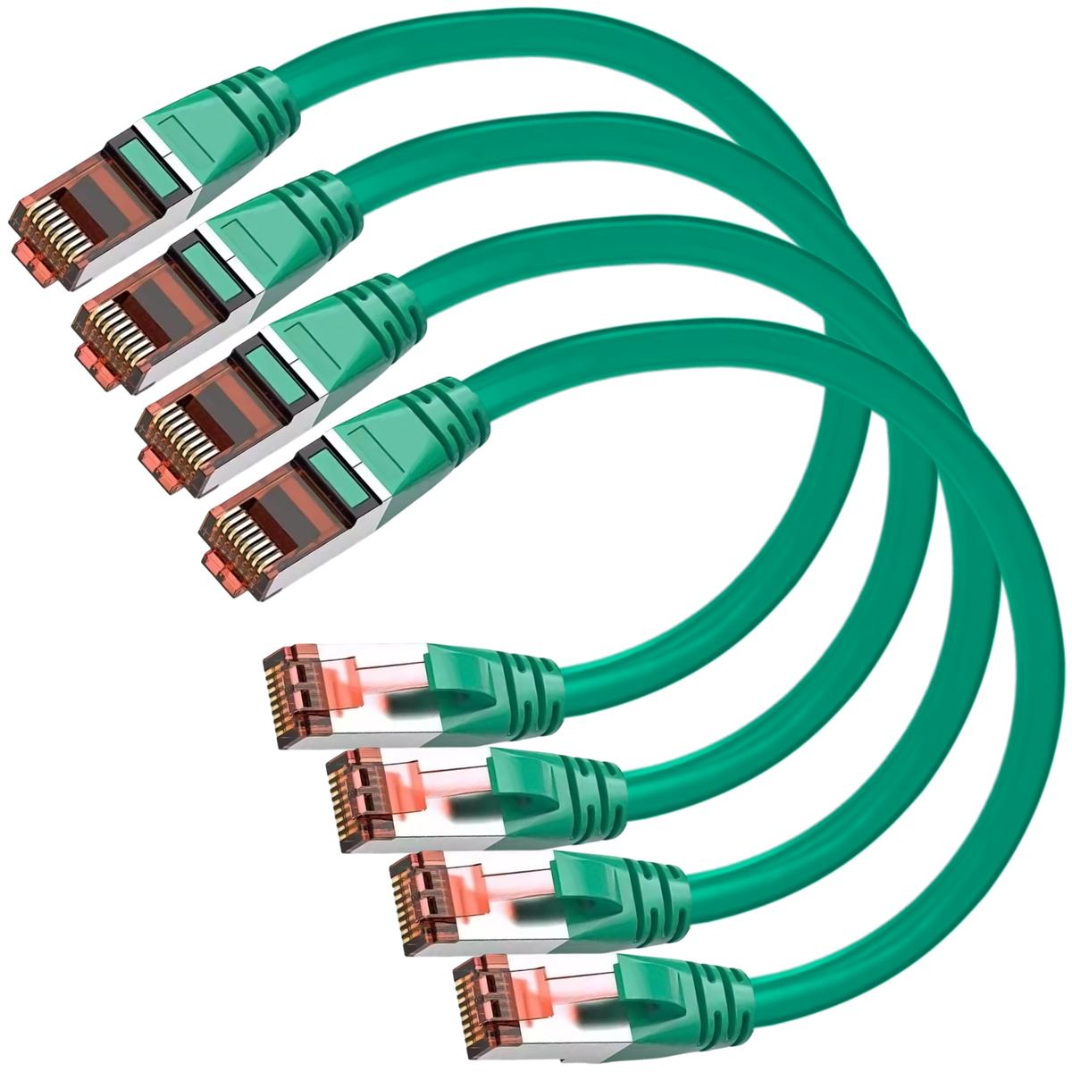 Cables De Red Para Interiores Mxehe-004 Ventdepot 4 Piezas Verde
