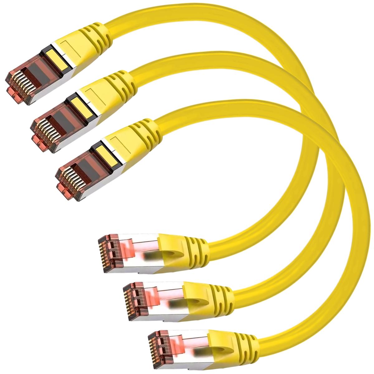 Cables De Datos Para Servidores Mxehy-003 Ventdepot 3 Piezas Amarillo