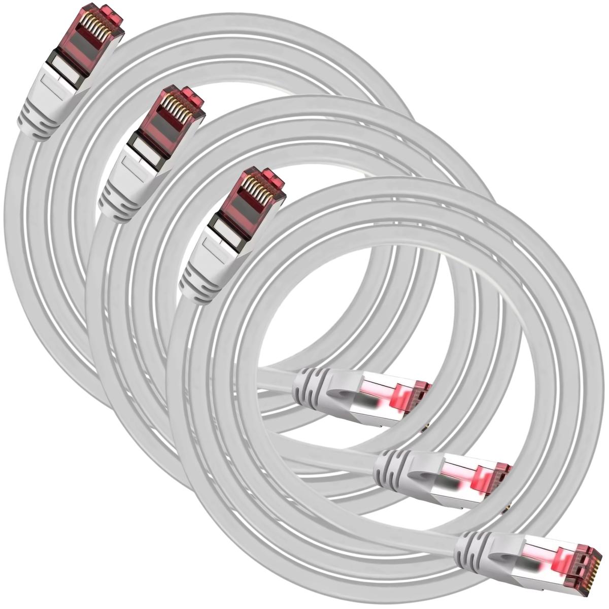 Cable De Red Alta Velocidad Mxeyg-003 Ventdepot 3 Piezas Gris