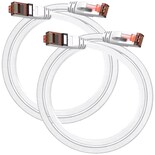 Cables De Red Blindados Mxeei-002 Ventdepot 2 Piezas Blanco