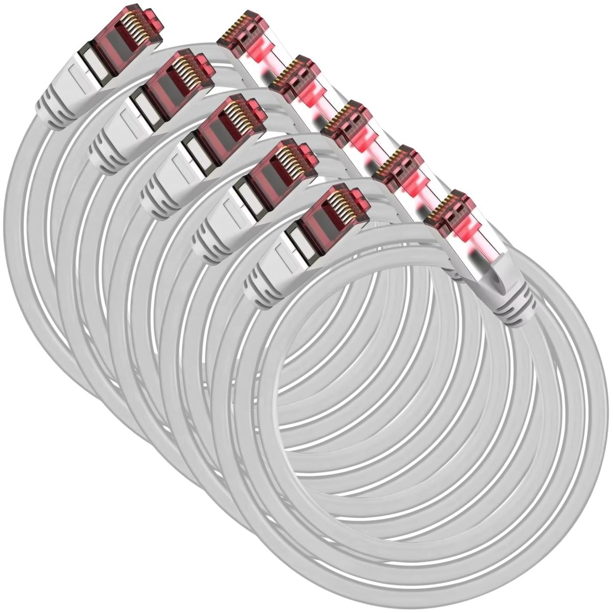 Foto 2 pulgar | Cable Internet Mxeog-005 Ventdepot 5 Piezas Gris