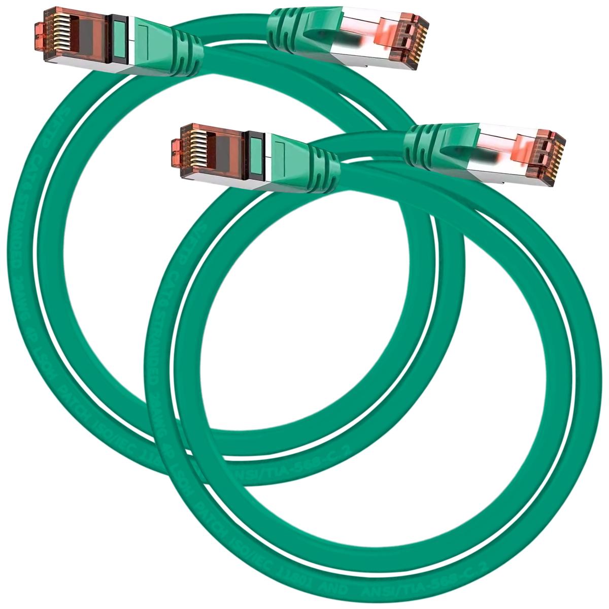 Cables De Red Computadoras Mxeor-002 Ventdepot 2 Piezas Verde