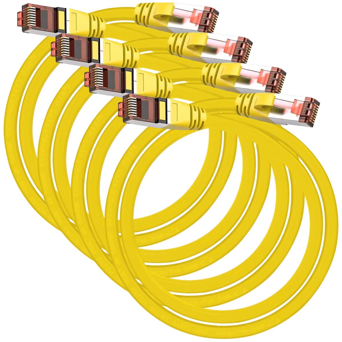 Cable Ethernet Poe Mxeoy-004 Ventdepot 4 Piezas Amarillo