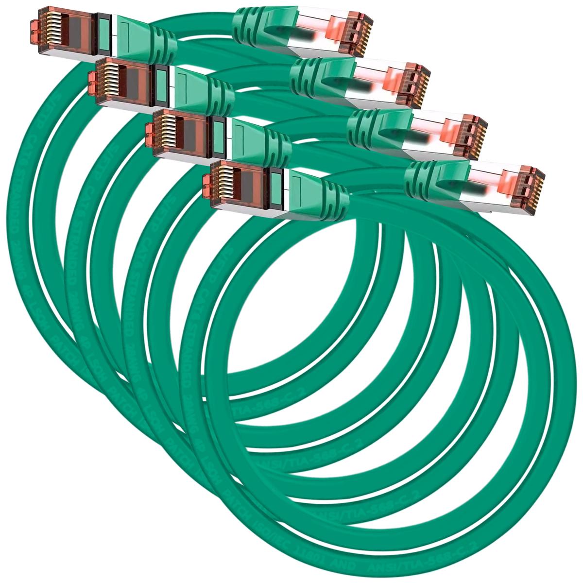 Foto 2 pulgar | Cables Ethernet Mxeor-004 Ventdepot 4 Piezas Verde