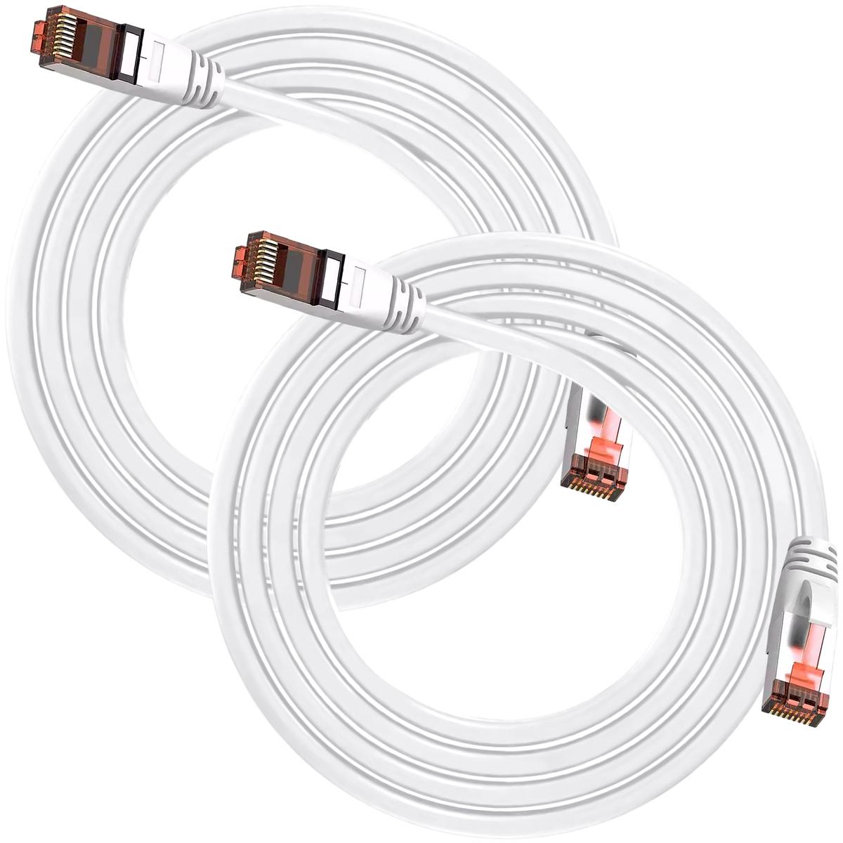 Cables Red Local Mxewp-002 Ventdepot 2 Piezas Blanco