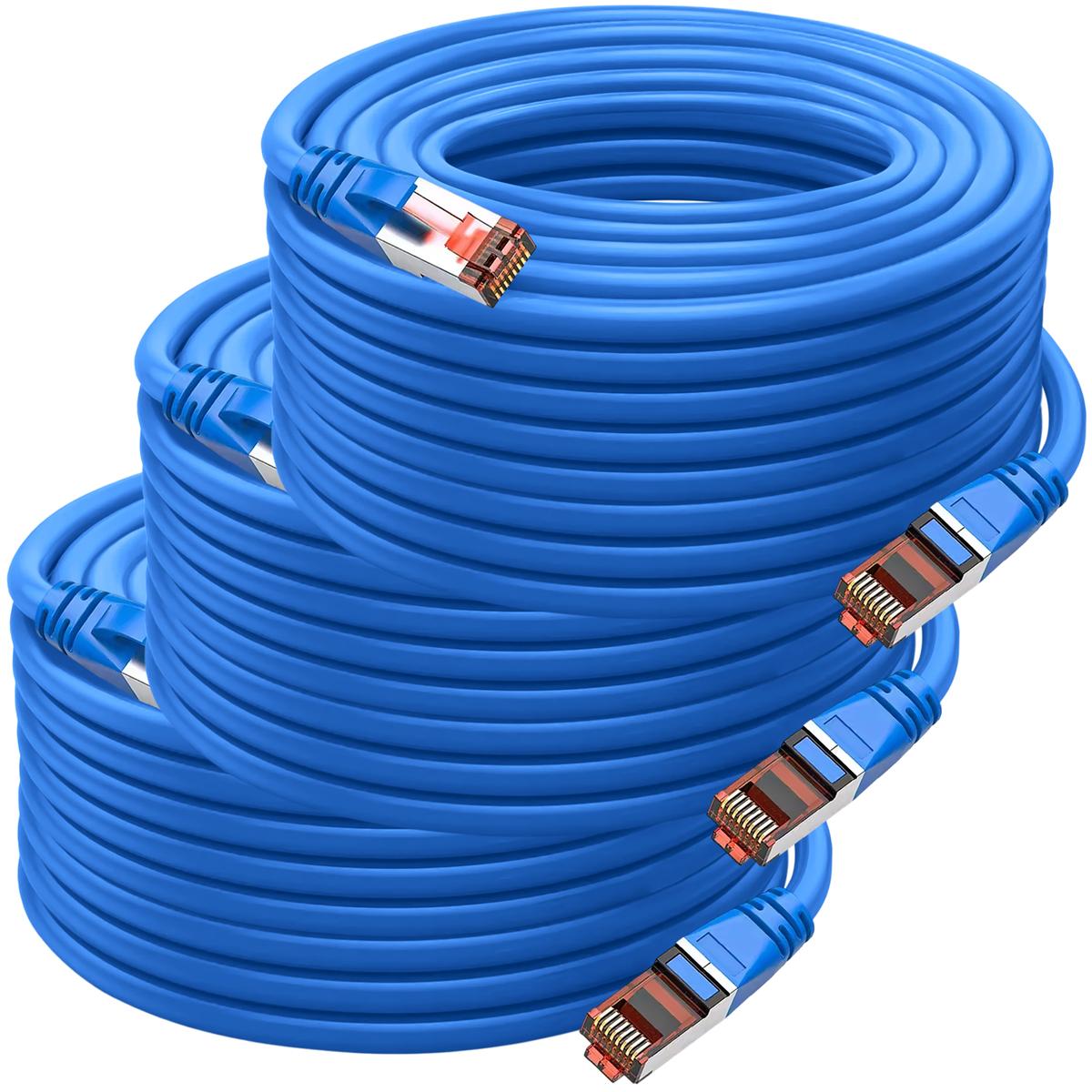 Cable Categoría 6 Mxeuh-003 Ventdepot 3 Piezas Azul