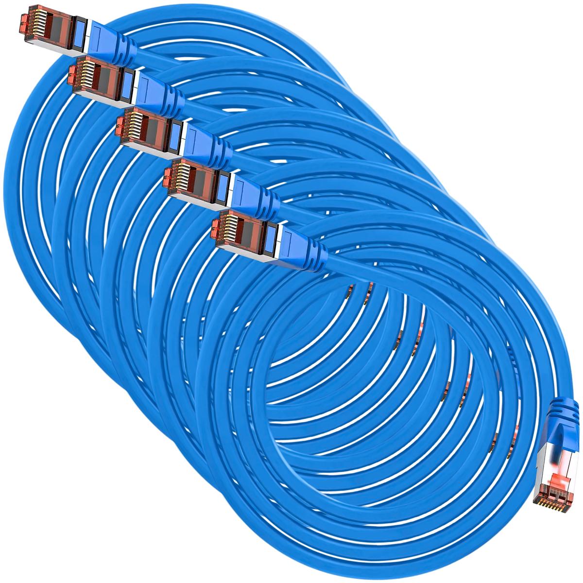 Foto 2 pulgar | Cables Ethernet Cat6 Mxebu-005 Ventdepot 5 Piezas Azul