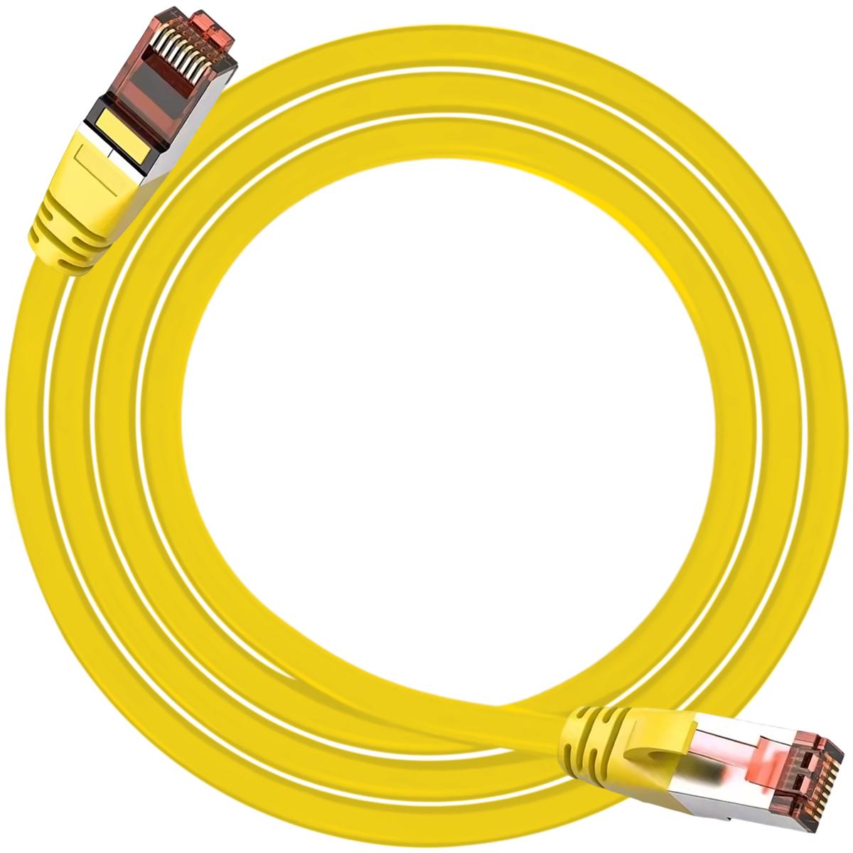 Foto 2 pulgar | Cables De Red Uso Doméstico Mxeyp-006 Ventdepot 10 Piezas Amarillo