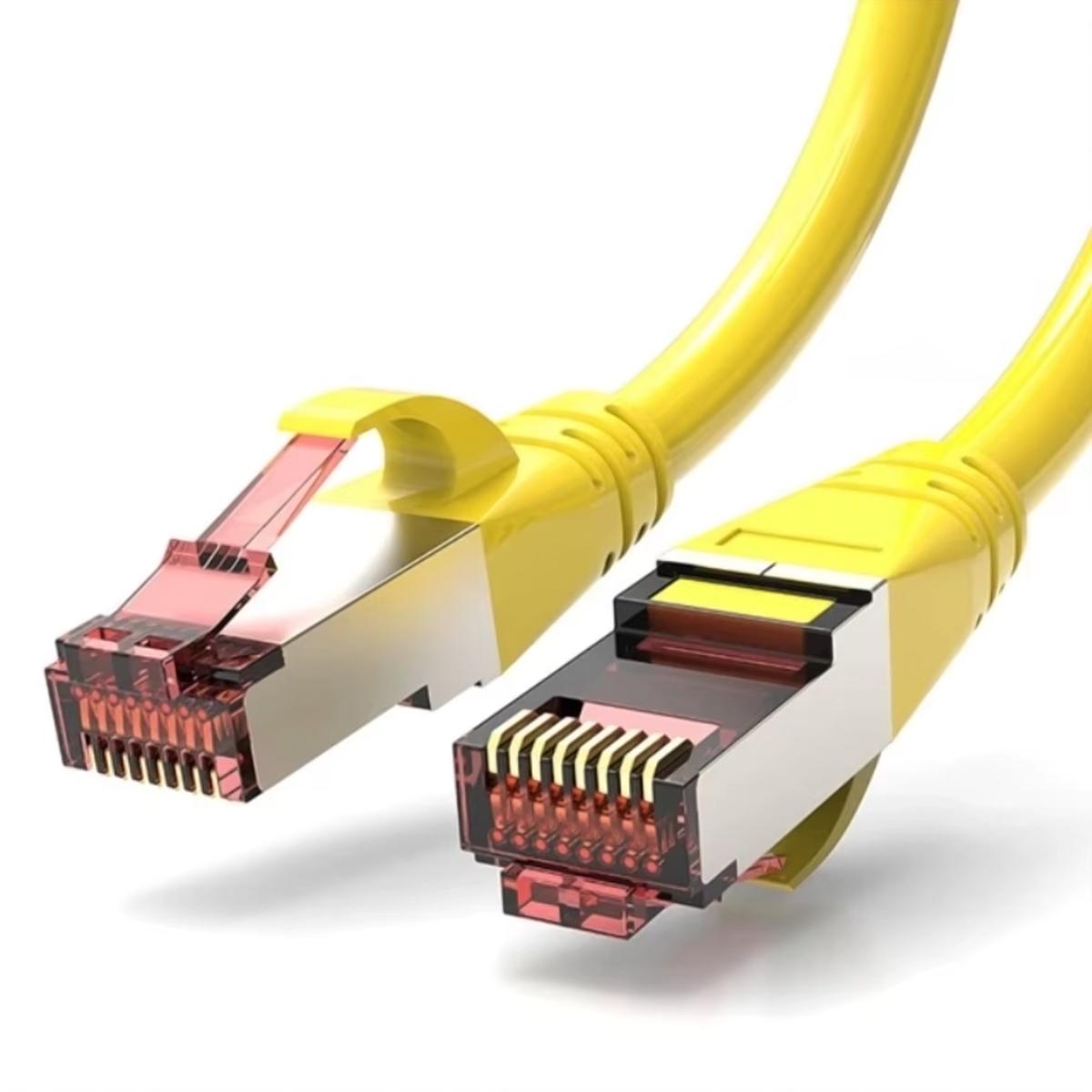 Foto 4 pulgar | Cables De Red Uso Doméstico Mxeyp-006 Ventdepot 10 Piezas Amarillo