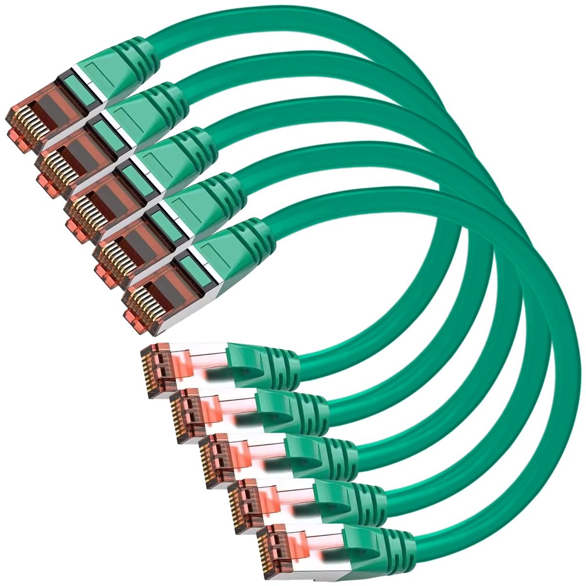 Foto 3 pulgar | Cable Ethernet Poe Mxehe-005 Ventdepot 5 Piezas Verde