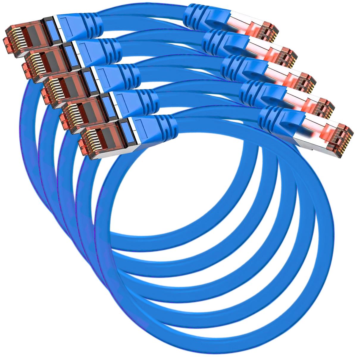 Cables De Red Uso Doméstico Mxepu-005 Ventdepot 5 Piezas Azul