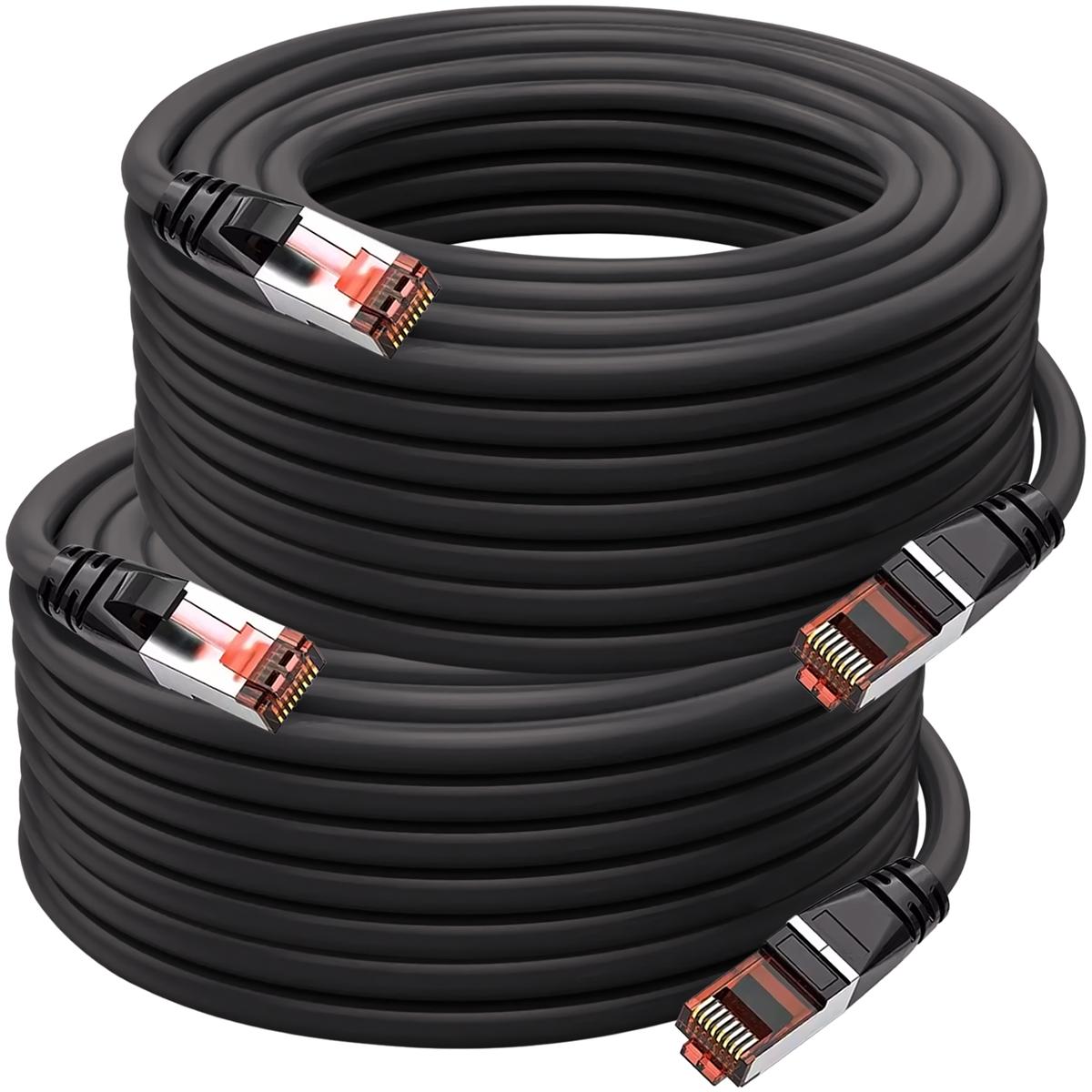 Foto 2 pulgar | Cables De Red Alta Calidad Mxeal-002 Ventdepot 2 Piezas Negro