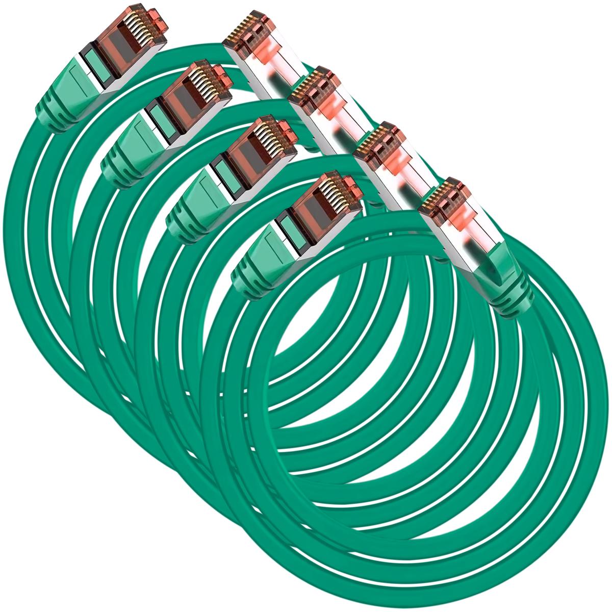 Foto 2 pulgar | Cable Cat6 Mxegt-004 Ventdepot 4 Piezas Verde