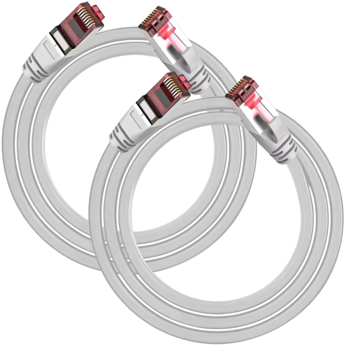 Foto 2 pulgar | Cable De Red Para Computadora Mxeog-002 Ventdepot 2 Piezas Gris