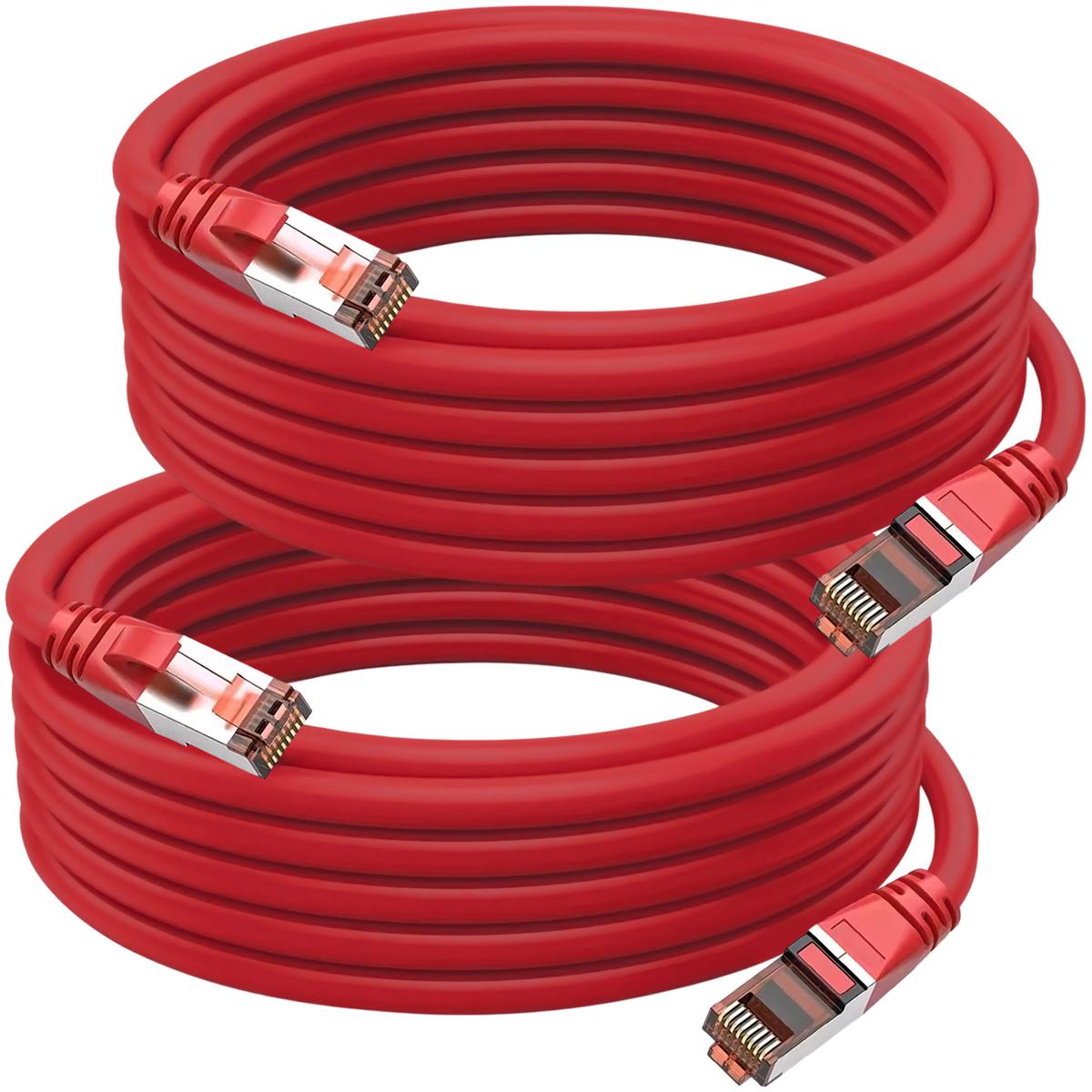 Foto 3 pulgar | Cables Internet Mxhrt-002 Ventdepot 2 Piezas Rojo