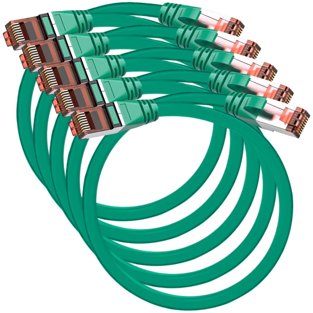 Foto 2 pulgar | Cables De Red Servidores Mxepn-005 Ventdepot 5 Piezas Verde