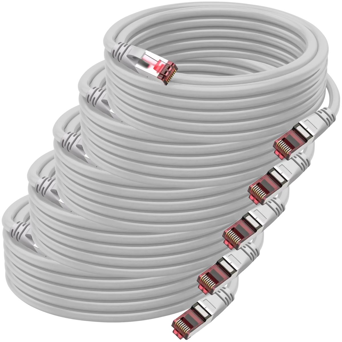 Cables Ethernet Mxeya-005 Ventdepot 5 Piezas Gris