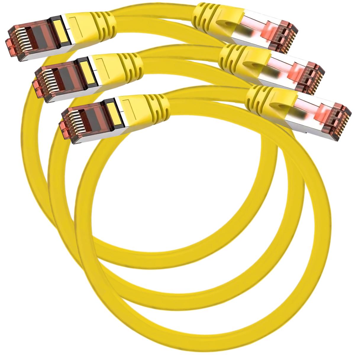 Foto 1 | Cable Red Poe Mxery-003 Ventdepot 3 Piezas Amarillo