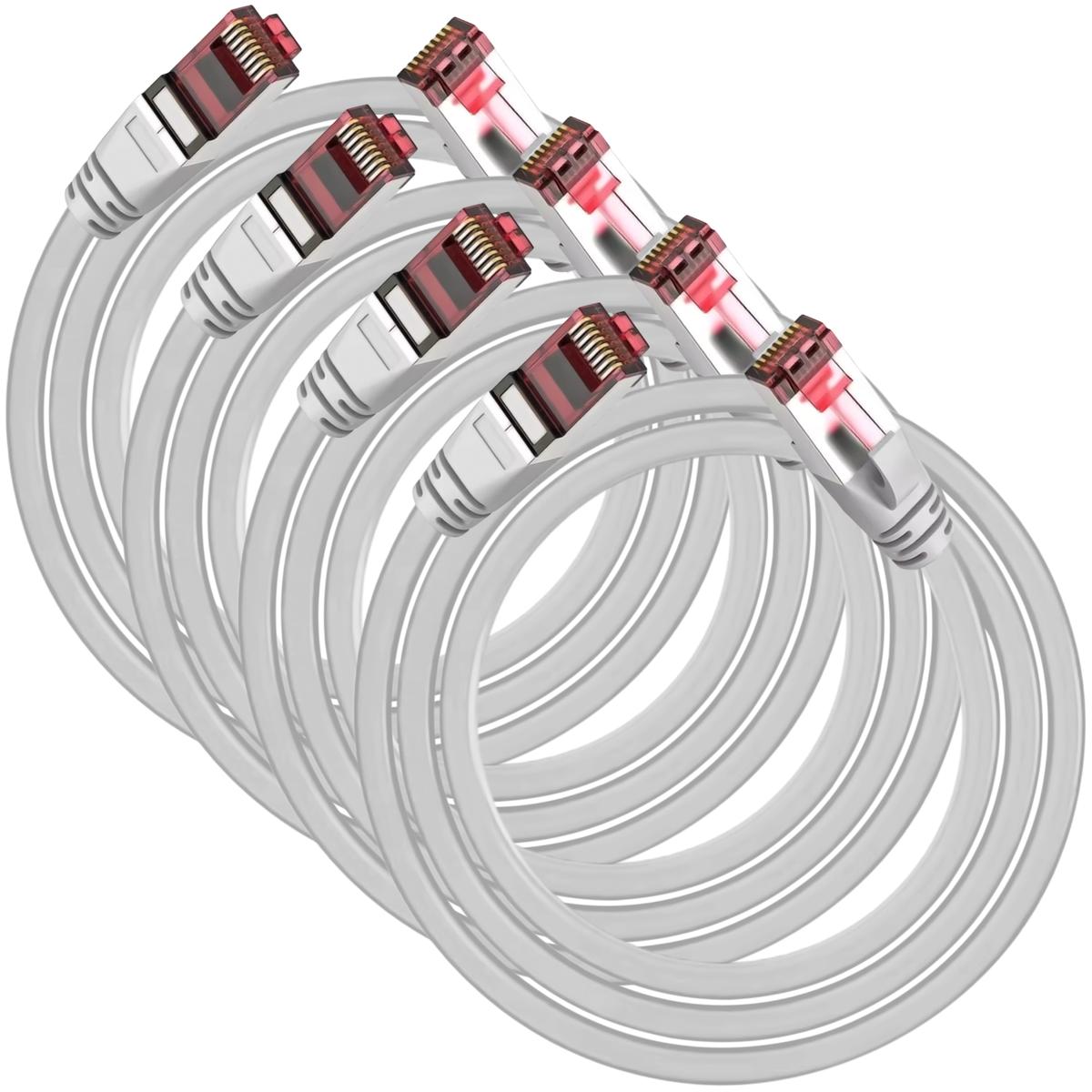 Foto 2 pulgar | Cable Gigabit Ethernet Mxeog-004 Ventdepot 4 Piezas Gris