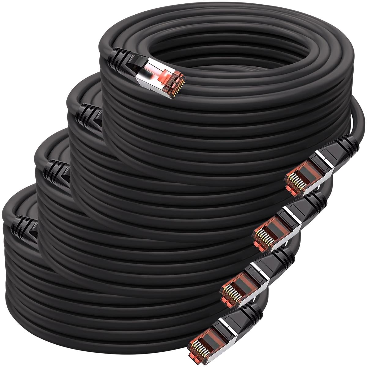 Foto 2 pulgar | Cables Ethernet Mxeal-004 Ventdepot 4 Piezas Negro