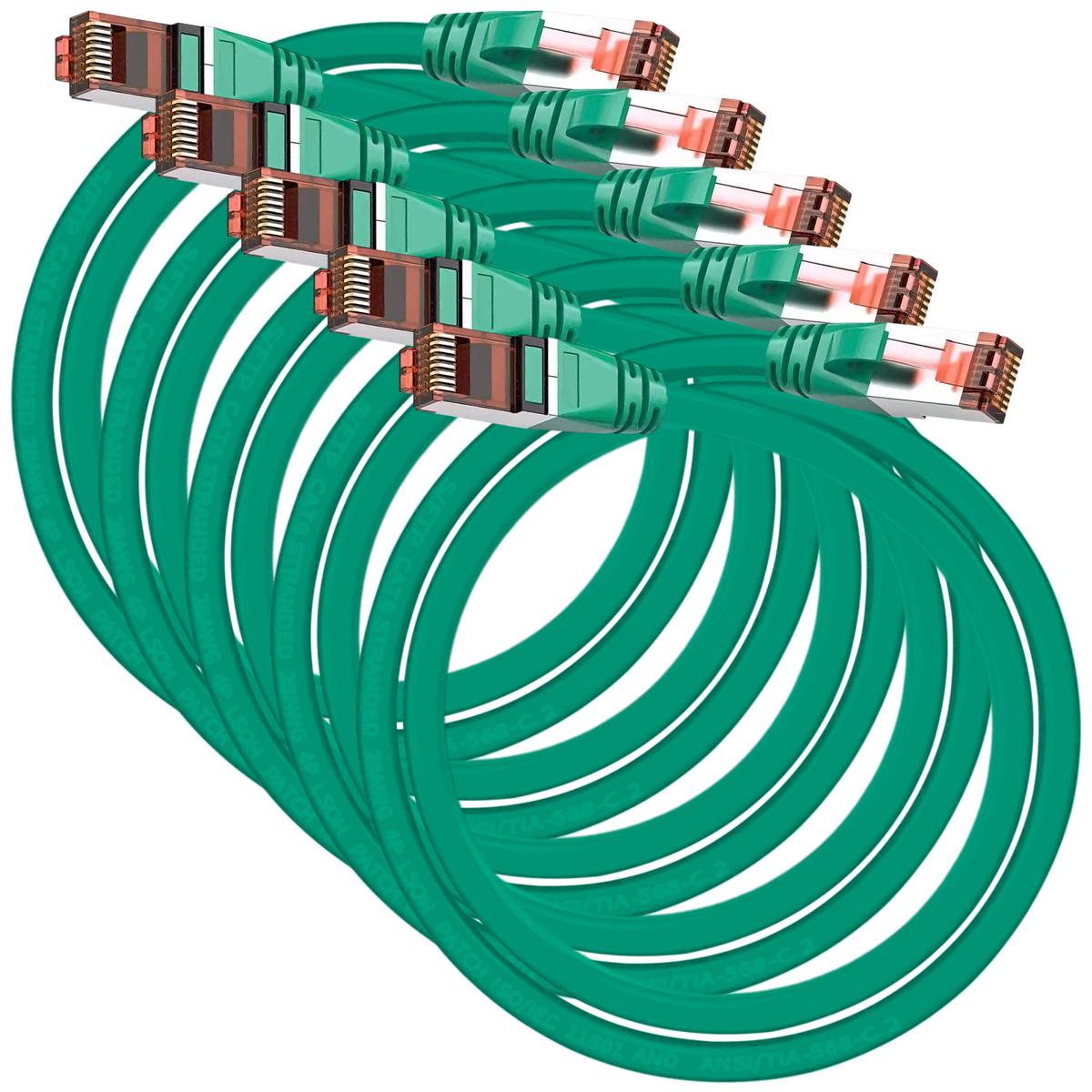 Foto 2 pulgar | Cables Sftp Confiables Mxeor-005 Ventdepot 5 Piezas Verde
