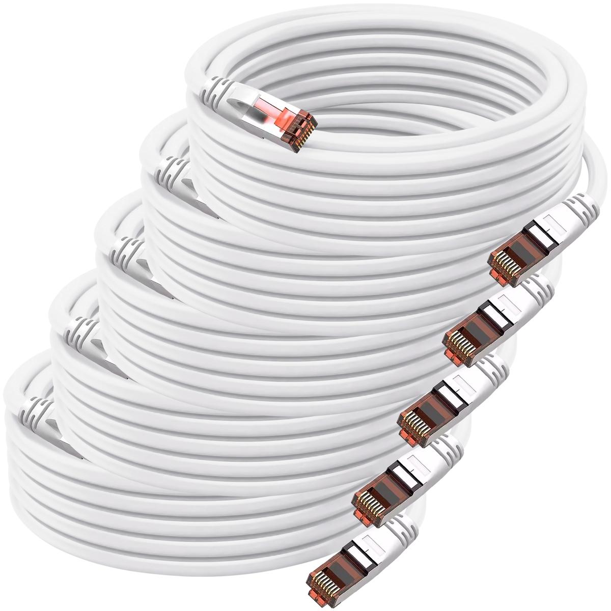 Foto 1 | Cables De Red Blindados Mxewi-005 Ventdepot 5 Piezas Blanco