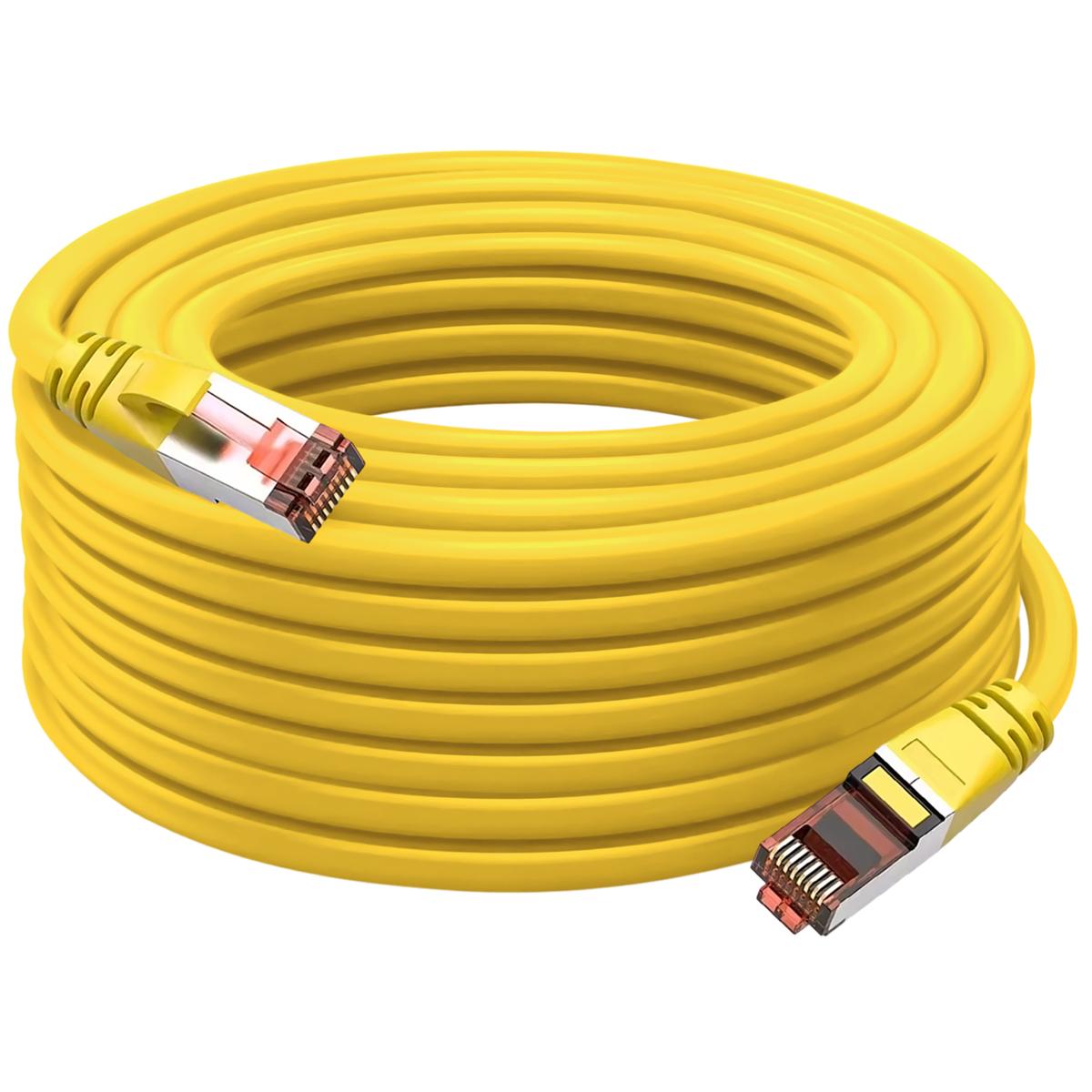 Foto 2 pulgar | Cable Internet Conectores Baño Oro Mxtlh-006 Ventdepot 10 Piezas Amarillo