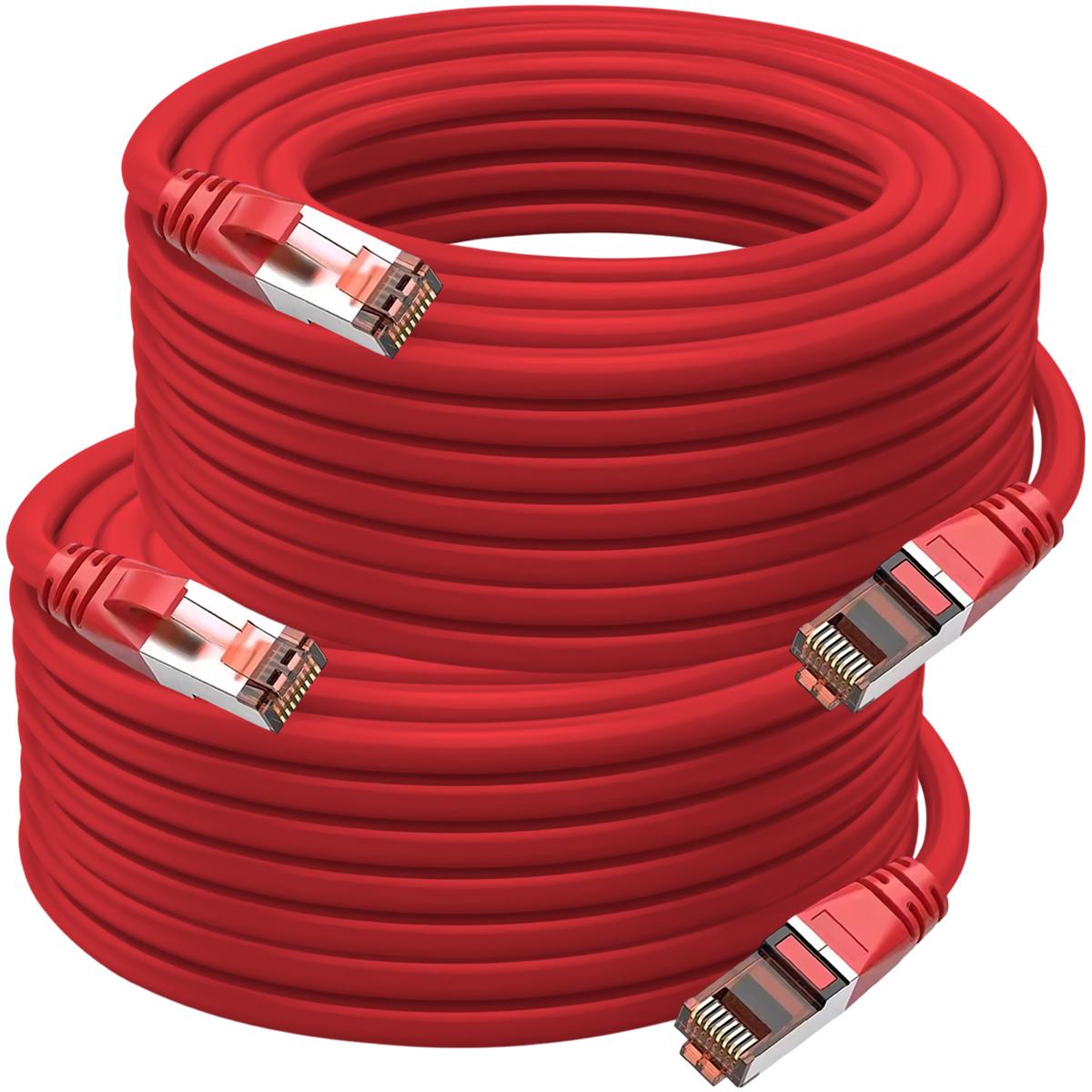 Foto 1 | Cables Ethernet Para Conmutador Mxrth-002 Ventdepot 2 Piezas Rojo