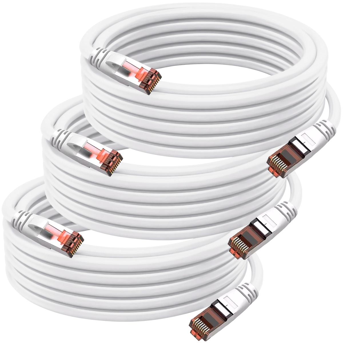 Cables Red Local Mxewi-003 Ventdepot 3 Piezas Blanco