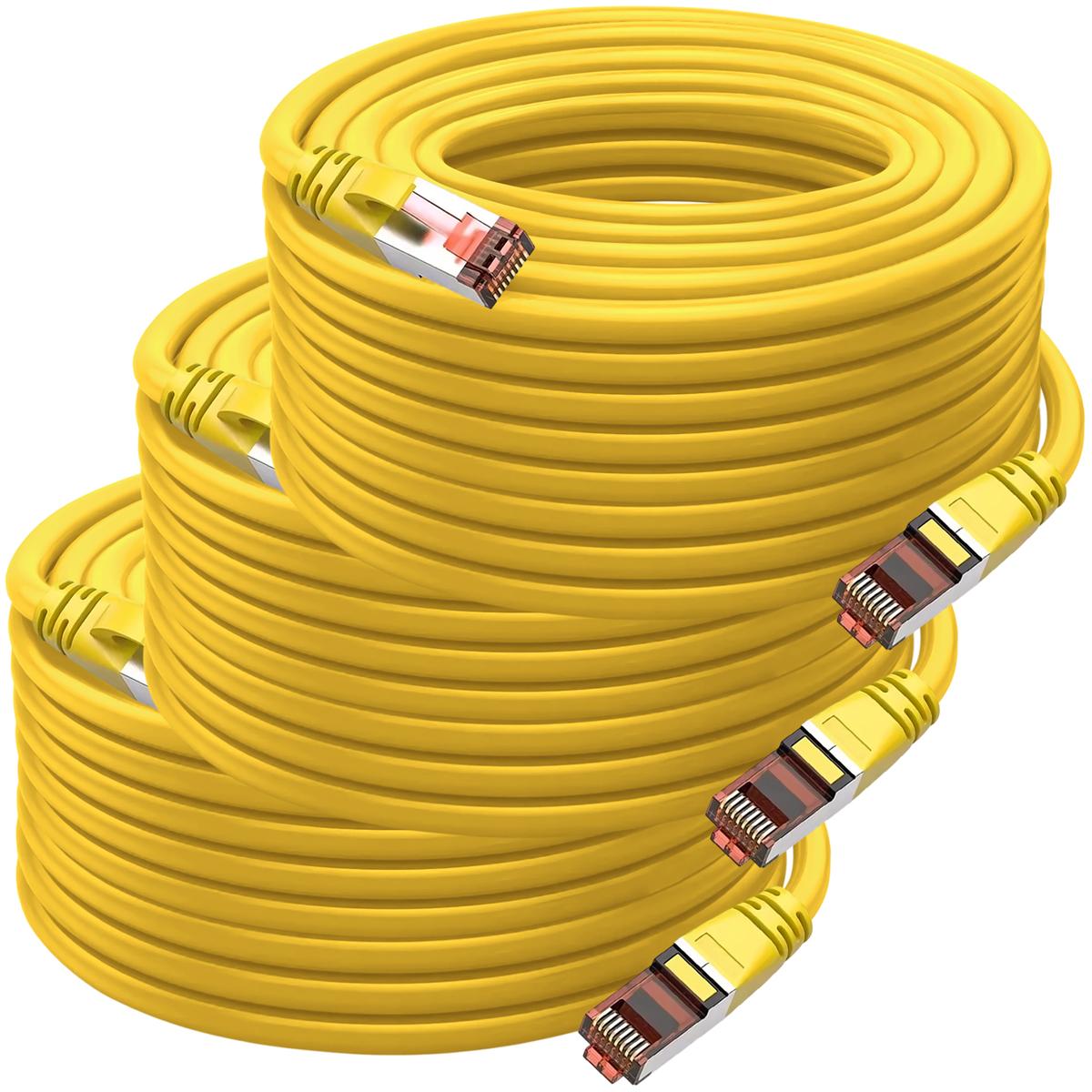 Foto 2 pulgar | Cables Red Cableado Estructurado Mxhty-003 Ventdepot 3 Piezas Amarillo
